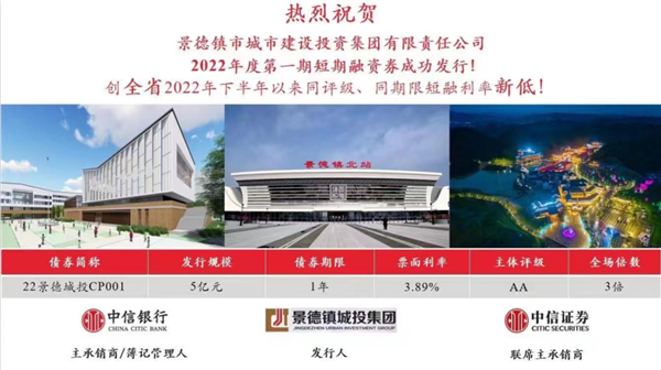 奮進(jìn)新征程，建功新時(shí)代——市城投集團(tuán)第一期短期融資卷成功發(fā)行五億元